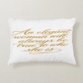 Inspirational Quote for Women Throw Pillow Accent Kussen (Voorkant)