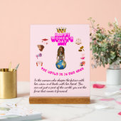 Inspirational Quote happy women's day Acryl Bord (Huwelijk)