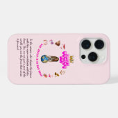 Inspirational Quote happy women's day iPhone Hoesje (Achterkant horizontaal)