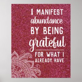 Inspirational Quote Law of Attraction Motivational Poster