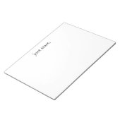Inspirational Quote Minimalist Notitieblok (Schuin)