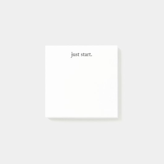 Inspirational Quote Minimalist Post-it® Notes (Voorkant)