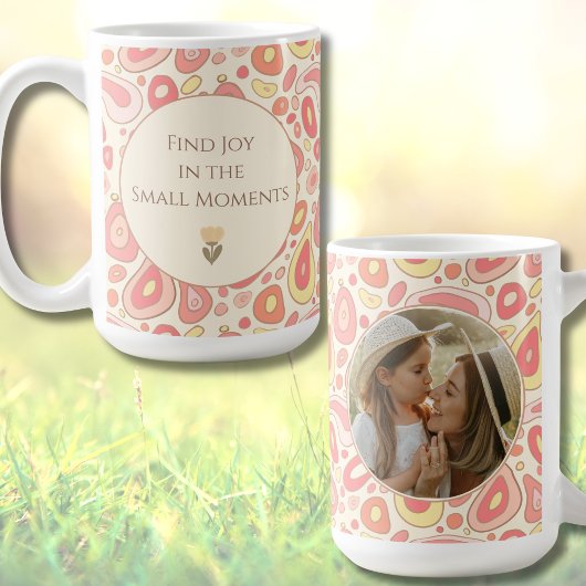 Inspirational Quote Mug with Custom Photo  Koffiemok