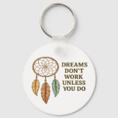 Inspirational Quote Stone Coaster Printable Design Sleutelhanger (Voorkant)