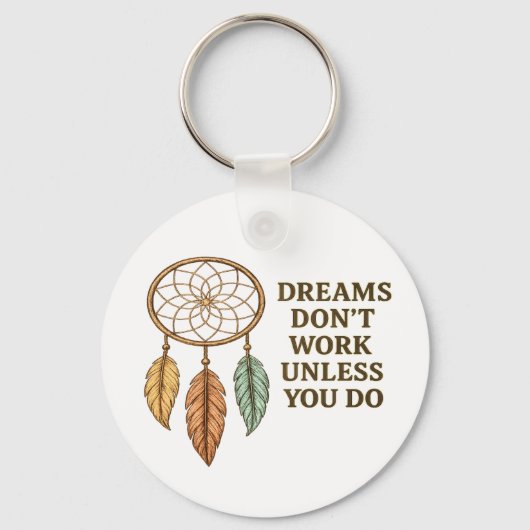 Inspirational Quote Stone Coaster Printable Design Sleutelhanger (Achterkant)