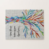 Inspirational Quote Tree Legpuzzel (Horizontaal)