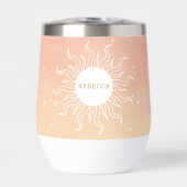 Inspirational Quote Watercolor Orange  (Voorkant)