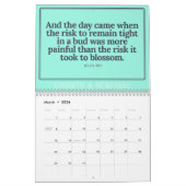 Inspirational Quotes 2026 Calendar Kalender (Mar 2026)