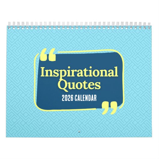 Inspirational Quotes 2026 Calendar Kalender (Hoes)