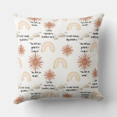 inspirational quotes for a baby kussen (Achterkant)