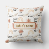 inspirational quotes for a baby kussen (Voorkant)