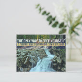 Inspirational Quotes Postcards Briefkaart (Staand voorkant)
