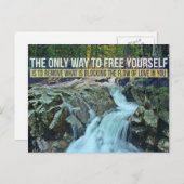Inspirational Quotes Postcards Briefkaart (Voorkant / Achterkant)