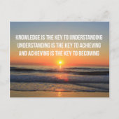 Inspirational Quotes Postcards Briefkaart (Voorkant)