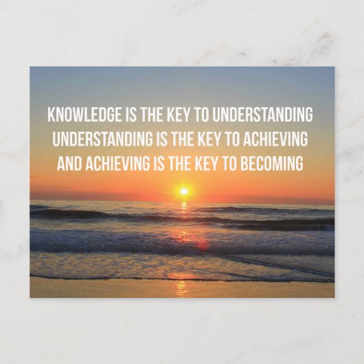 Inspirational Quotes Postcards Briefkaart (Voorkant)