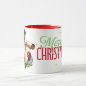 Inspirational Santa Claus Christmas Mug Mok (Midden)