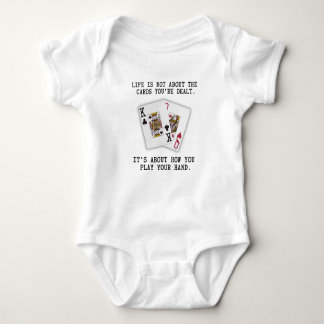 Inspirational Saying Playing Cards Poker Quote Romper