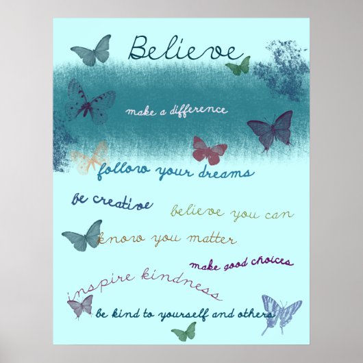 Inspirational Sayings Poster (Voorkant)