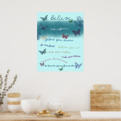 Inspirational Sayings Poster (Keuken)