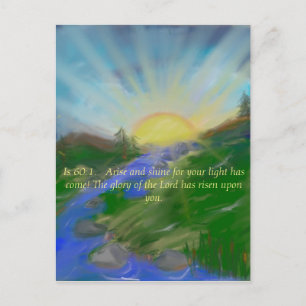 Inspirational scripting picture postcard briefkaart