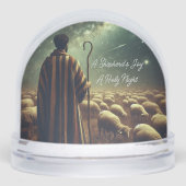 Inspirational Shepherd Flock Snow Globe Sneeuwbol (Voorkant)