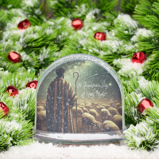 Inspirational Shepherd Flock Snow Globe Sneeuwbol (Kerstmis)