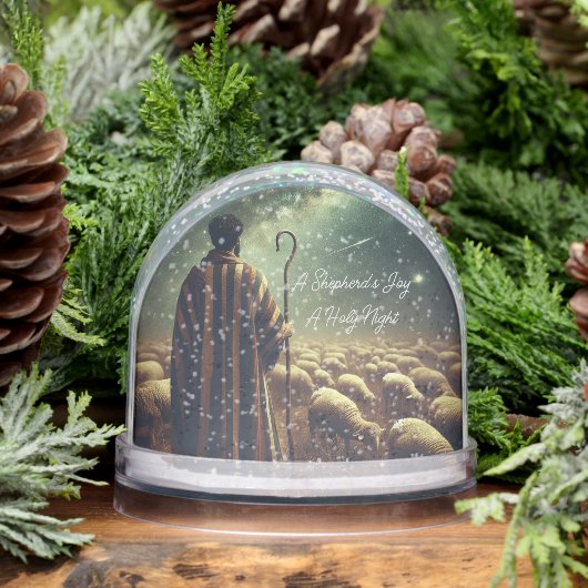 Inspirational Shepherd Flock Snow Globe Sneeuwbol (Winter)