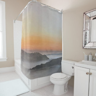 Inspirational Shower Curtain | Ice Storm Sunrise Douchegordijn