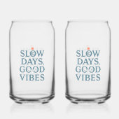 Inspirational Simple Living and Good Vibes Blikvorm Glas (Achterkant)