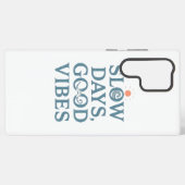 Inspirational Simple Living and Good Vibes Samsung Galaxy Hoesje (Achterkant horizontaal)