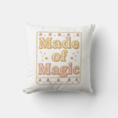 Inspirational Sparkly "Made of Magic" Kussen (Voorkant)