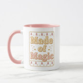 Inspirational Sparkly "Made of Magic" Mok (Links)