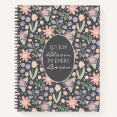 Inspirational Teacher Journal–Let Joy Bloom Design Notitieboek (Voorkant)