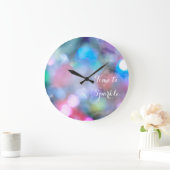 Inspirational Time To Sparkle Wall Clock Grote Klok (Huis)