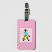 Inspirational, Trendy and Elegant Woman  Bagagelabel (Voorkant (verticaal))