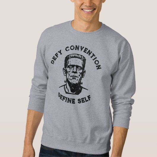 Inspirational Vintage Frankenstein Quote Graphic Trui (Voorkant)