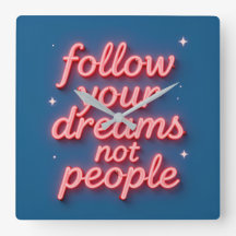 Inspirational Wall Clock