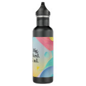 Inspirational Water Bottle – "Dream Big" Motivatio Waterfles (Rechts)
