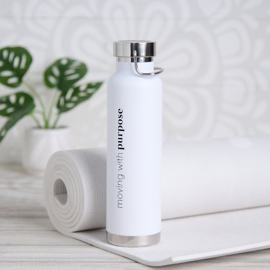 Inspirational water bottle “Purpose” Waterfles (Yoga)
