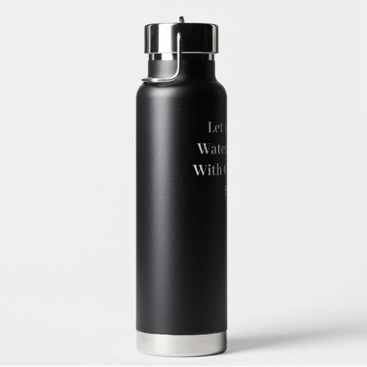 Inspirational water bottle waterfles (Rechts)