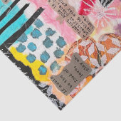 Inspirational Words Mixed Media Tissue Paper Tissuepapier (Detail)