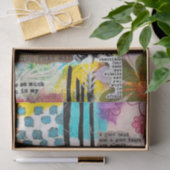 Inspirational Words Mixed Media Tissue Paper Tissuepapier (Geschenk)