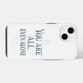 Inspirator voor generaties iPhone hoesje (Achterkant horizontaal)