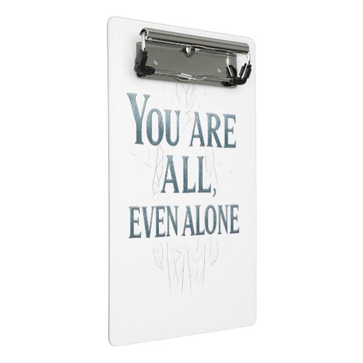 Inspirator voor generaties mini klembord (Schuin)