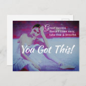 Inspire Ballet, JE HEBT DIT! Briefkaart voor kleur (Voorkant / Achterkant)