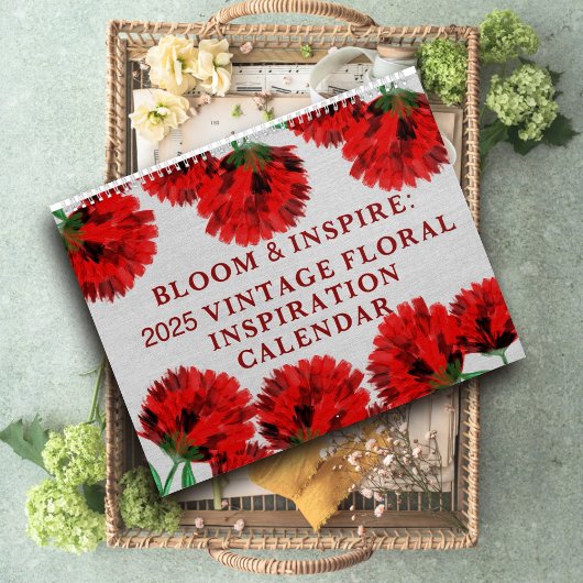 Inspire & Bloom 2025 Botanische|Motivatie quotes Kalender