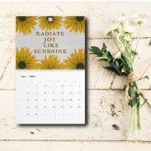 Inspire & Bloom 2025 Botanische|Motivatie quotes Kalender