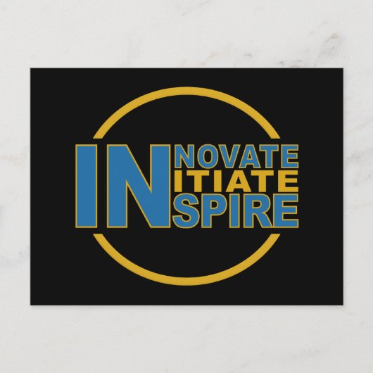 INSPIRE briefkaart, pas aan Briefkaart (Voorkant)