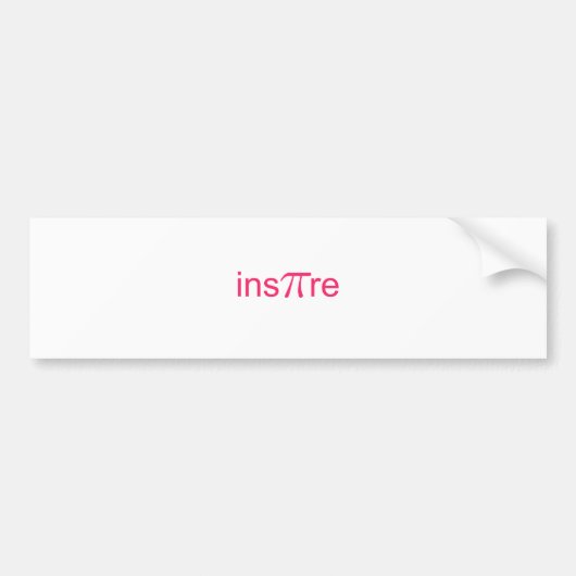 ins'Pi're Bumpersticker (Voorkant)