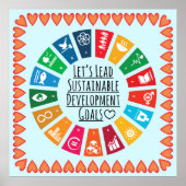 Inspire Change & Sustainability Goals Poster Art (Voorkant)